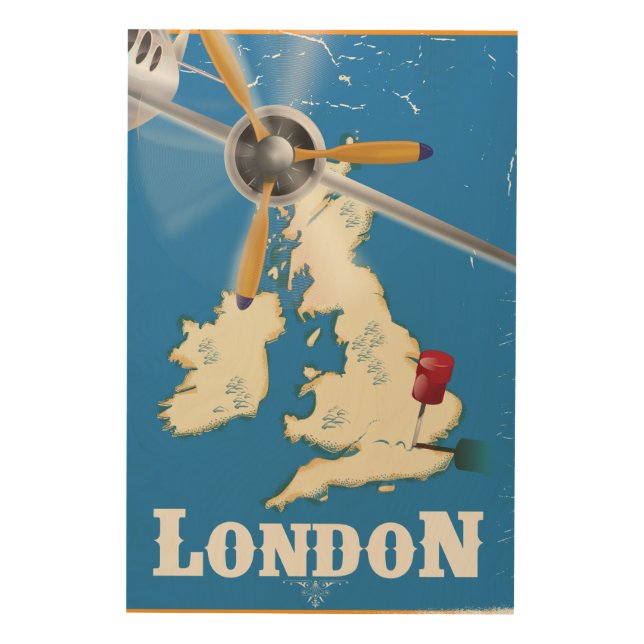 Vintage London Travel Poster (Front)