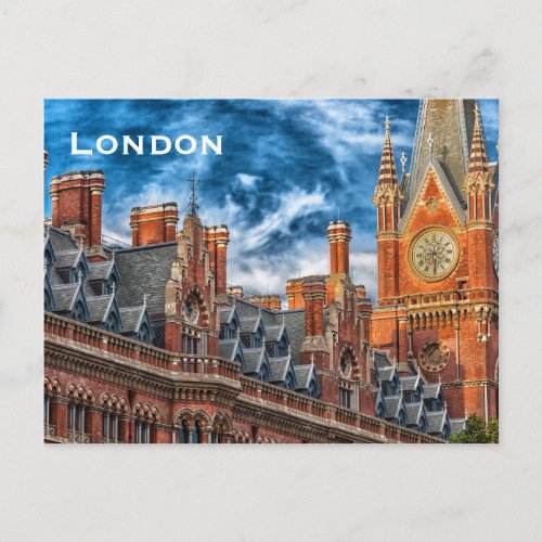 Vintage London Travel Tourism Postcard