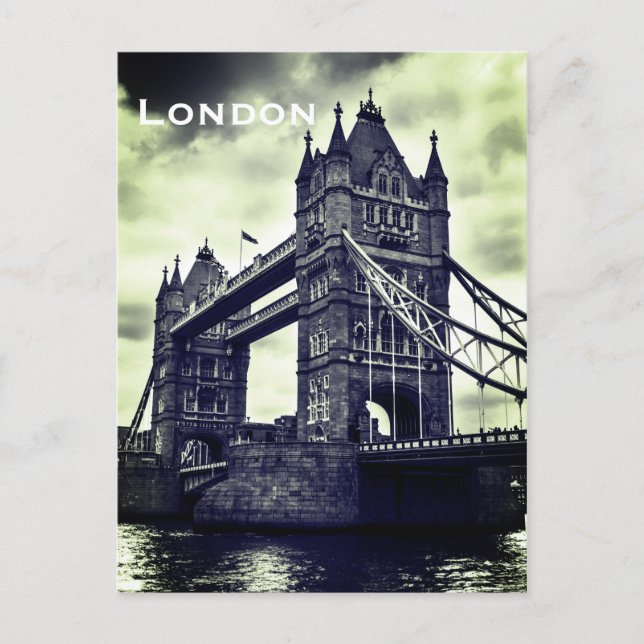 Vintage London Travel Tourism Postcard (Front)