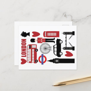 Vintage London Travel Tourism  Postcard