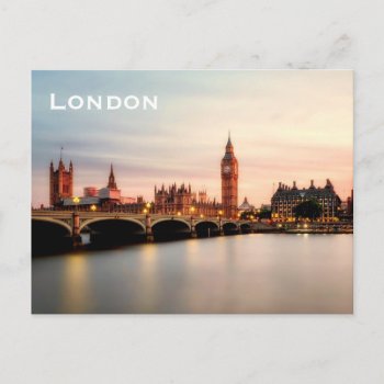Vintage London Travel Tourism Postcard by sunbuds at Zazzle