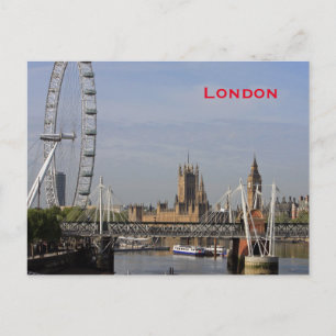 Vintage London Travel Tourism Postcard