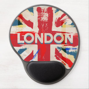 Vintage London Union Poster Gel Mouse Pad
