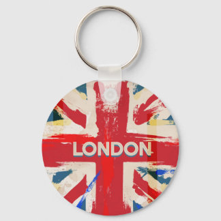 Vintage London Union Poster Keychain