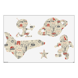 Vintage London Wall Decals