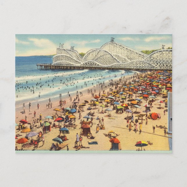 Vintage Long Beach California Postcard (Front)