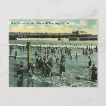 Vintage Long Beach California Postcard by thedustyattic at Zazzle