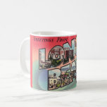 Vintage Long Beach NY Mug<br><div class="desc">A stunning vintage postcard greeting from Long Beach, New York. If you prefer a different color background on the mug it's easy to change it!</div>