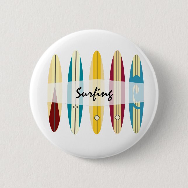 Vintage Longboards Button (Front)