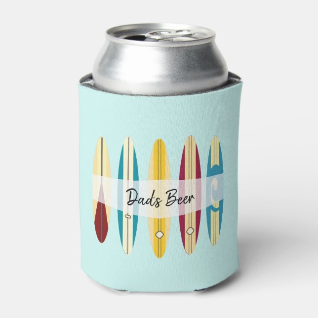 Vintage Longboards Can Cooler (Can Front)