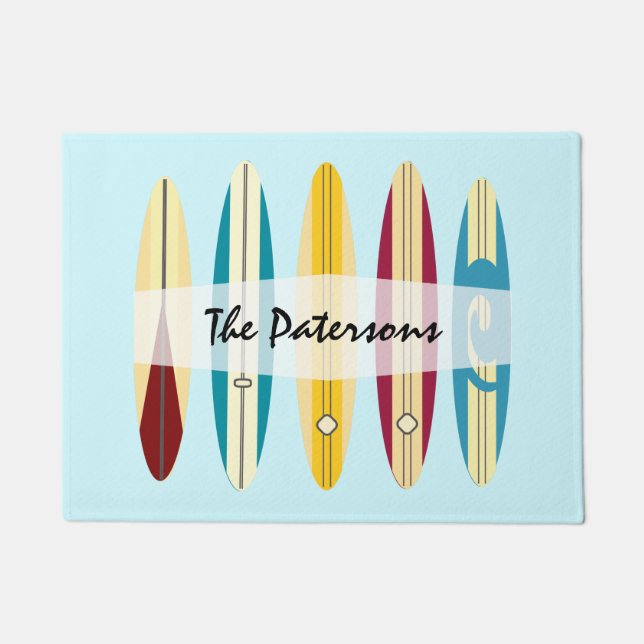 Vintage Longboards Doormat (Front)