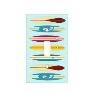 surfboard light switch cover