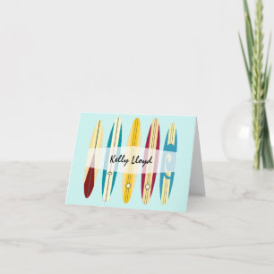 Vintage Longboards Note Card