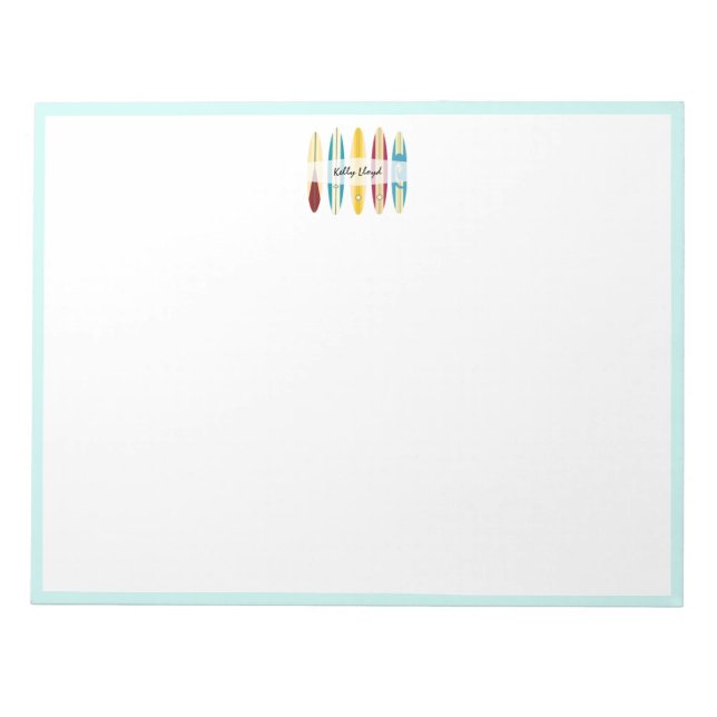 Vintage Longboards Notepad (Front)