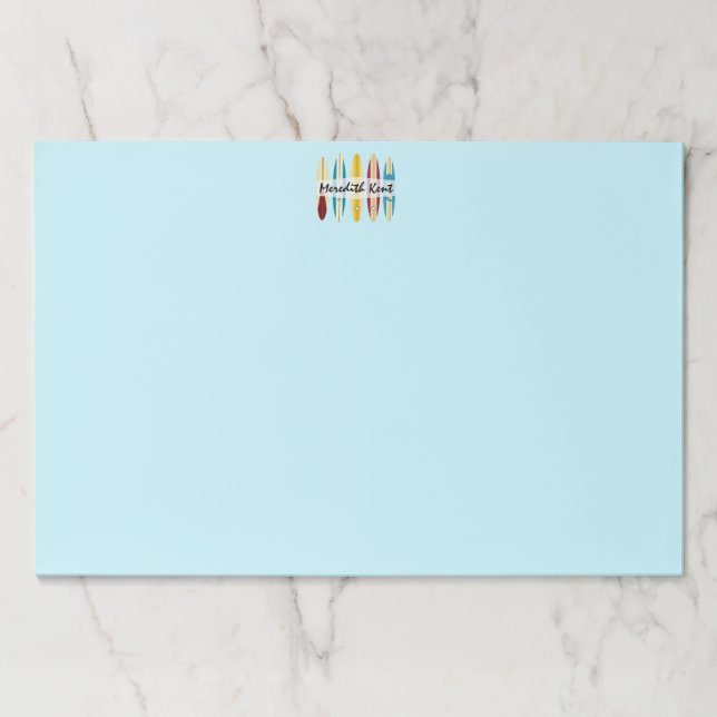 Vintage Longboards Paper Pad (Front)