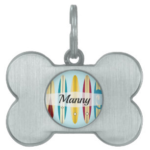 Vintage Longboards Pet ID Tag