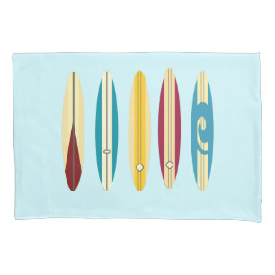 Vintage Longboards Pillow Case