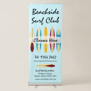 Vintage Longboards Retractable Banner