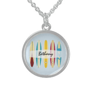 Vintage Longboards Sterling Silver Necklace