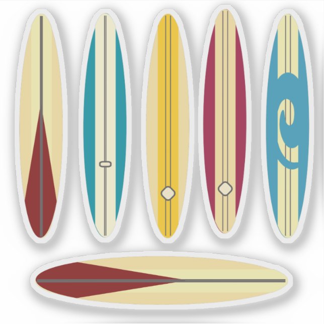 Vintage Longboards Sticker (Front)