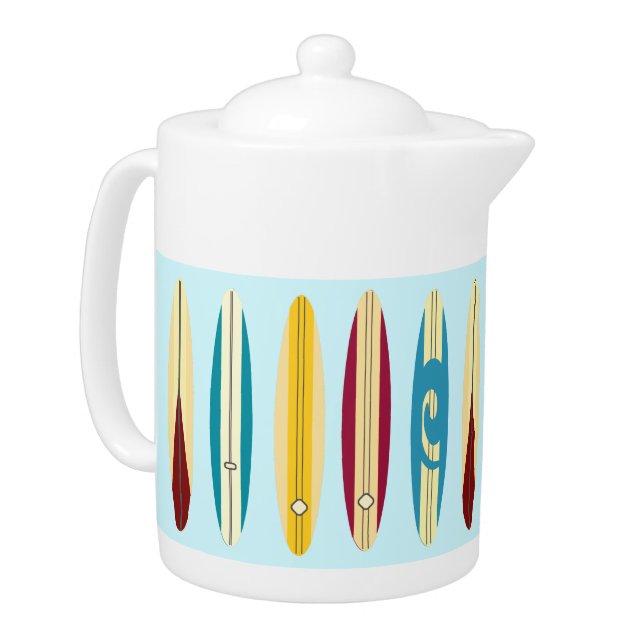 Vintage Longboards Teapot (Left)