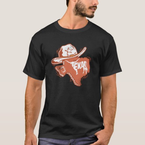 Vintage Longhorn Texas Retro Austin Pride Trendy D T_Shirt