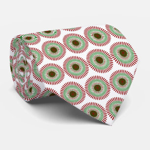 Vintage-look 1970s Christmas Snowflake Neck Tie