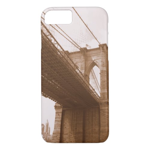 Vintage Look Brooklyn Bridge iPhone Case