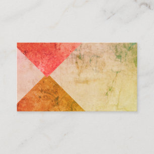 vintage look business card template geometric