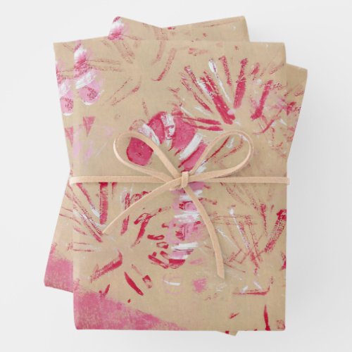 Vintage Look Candy Canes Christmas Wrapping Sheets