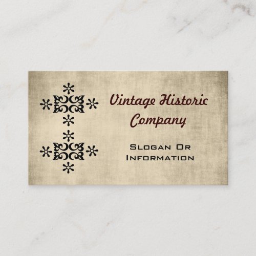 Vintage Look Designer Business Cards