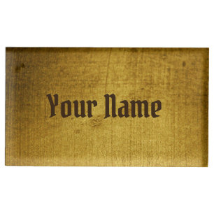Vintage-Look gold used. Vintage Art Place Card Holder