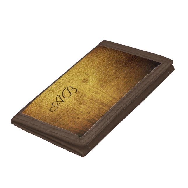 Vintage-Look gold used. Vintage Art  Trifold Wallet (Bottom)