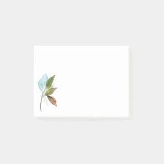 Vintage Look Multicolor Leaves Post It Notes
