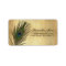 Vintage Look Peacock Feather Custom Address