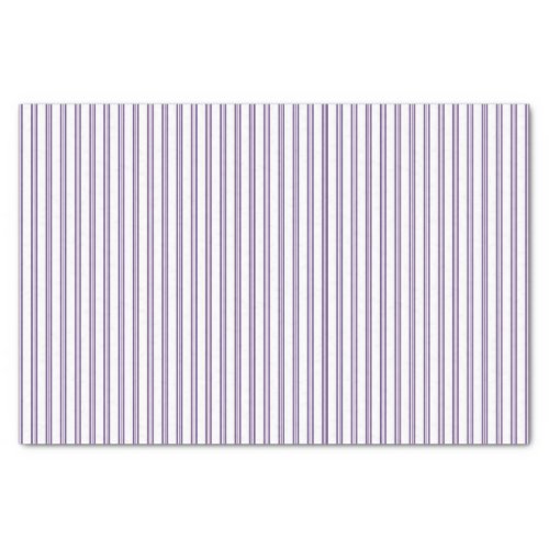 Vintage Look Purple Ticking Stripe Gift Wrapping Tissue Paper