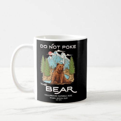 Vintage Look Yellowstone National Park Grizzly  1  Coffee Mug