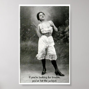 Vintage - Looking for Trouble, Poster