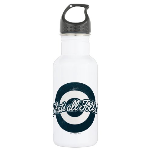 Vintage LOONEY TUNESâ THATS ALL FOLKSâ Stainless Steel Water Bottle