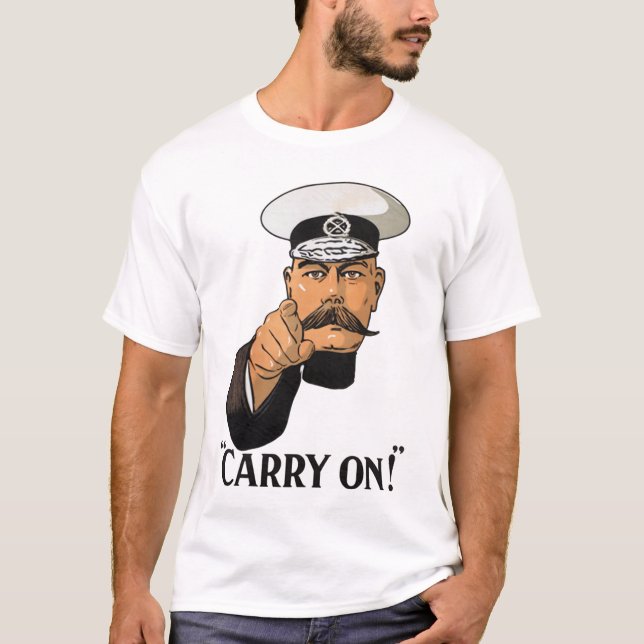 Vintage Lord Kitchener Carry On T-Shirt (Front)