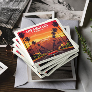 Vintage Los Angeles California Magnet