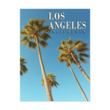 Vintage Los Angeles, California Palm Tree Travel