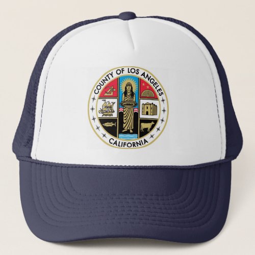 Vintage Los Angeles LA County Seal Hat