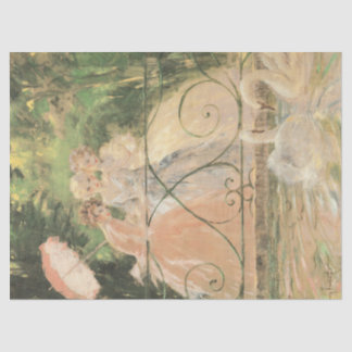 Vintage Louis Icart Parisian Scene Decoupage Tissue Paper