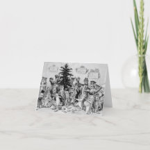 Vintage louis wain christmas cats