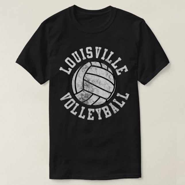 Vintage Louisville Volleyball T-Shirt (Design Front)