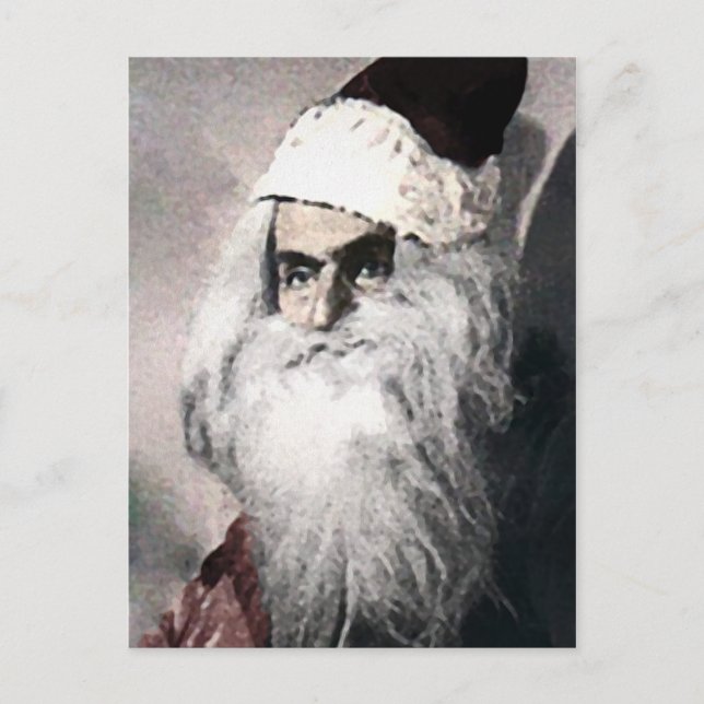 Vintage Lousy Santa Christmas Postcard (Front)