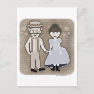 Vintage Love 1890s Style Postcard