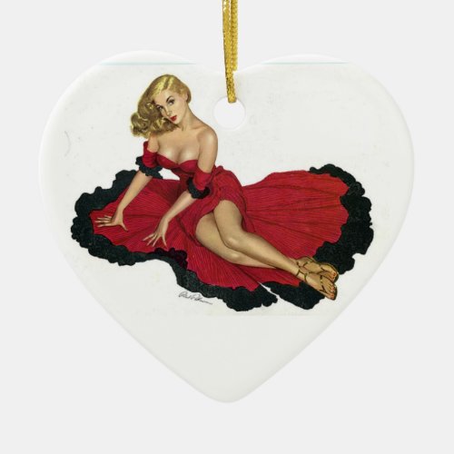 Vintage Love 1952 Ceramic Ornament