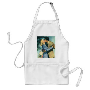 Vintage Love and Romance, Christmas Dance Adult Apron